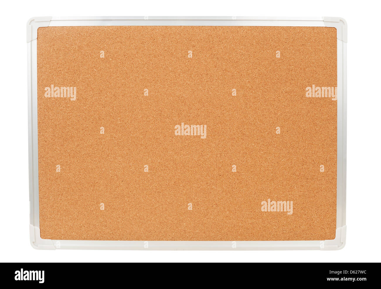 Cork board with frame isolated on white background Stock Photo Alamy