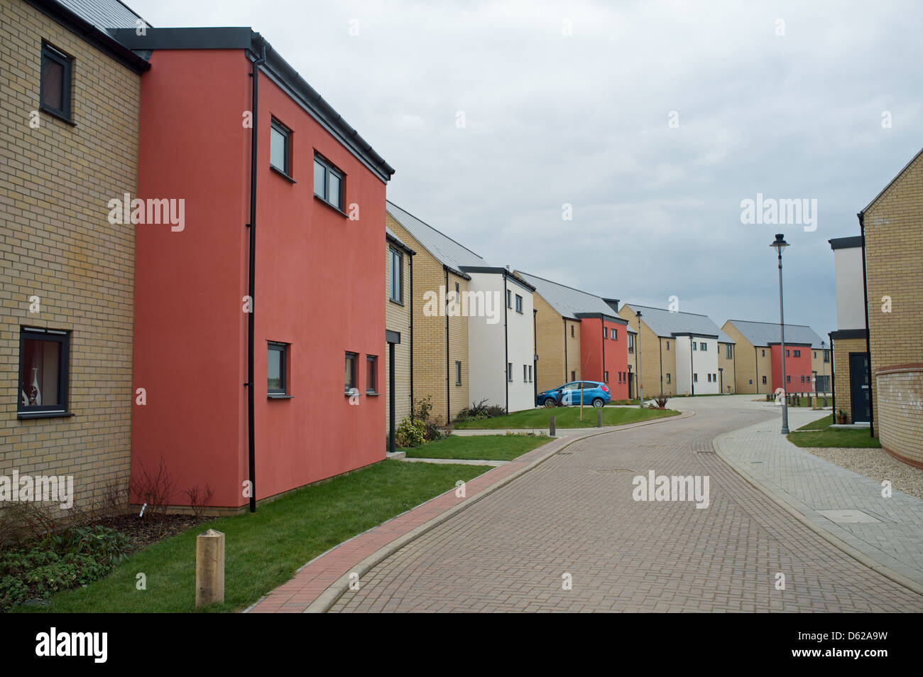 Housing estate UK Stock Photo Alamy