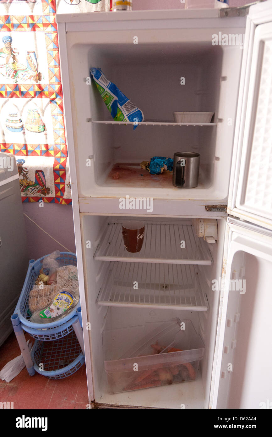 Spoiled food in an unhygienic fridge Stock Photo Alamy