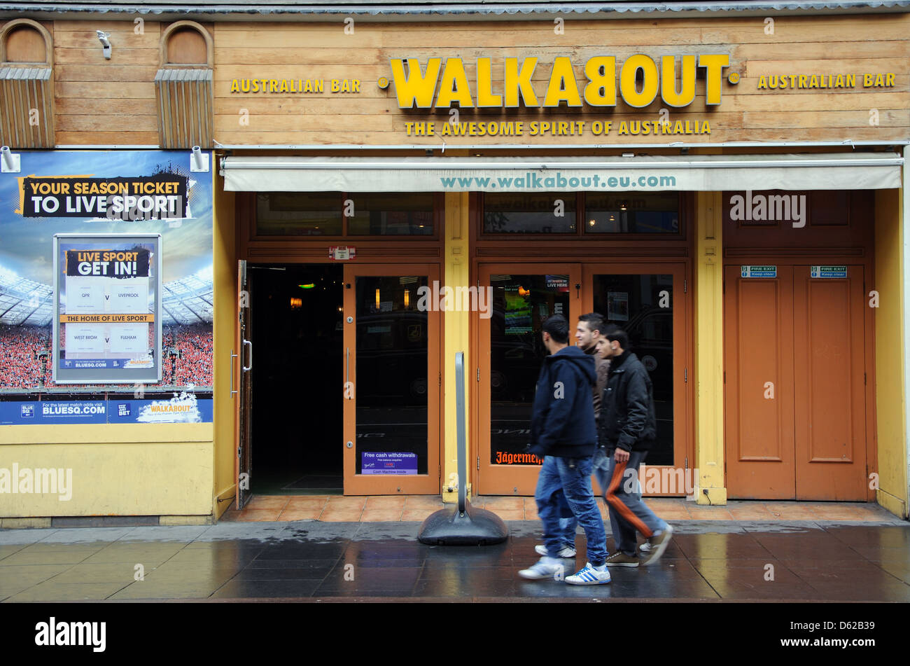 Walkabout bar, Granby Street, Leicester, England, UK Stock Photo
