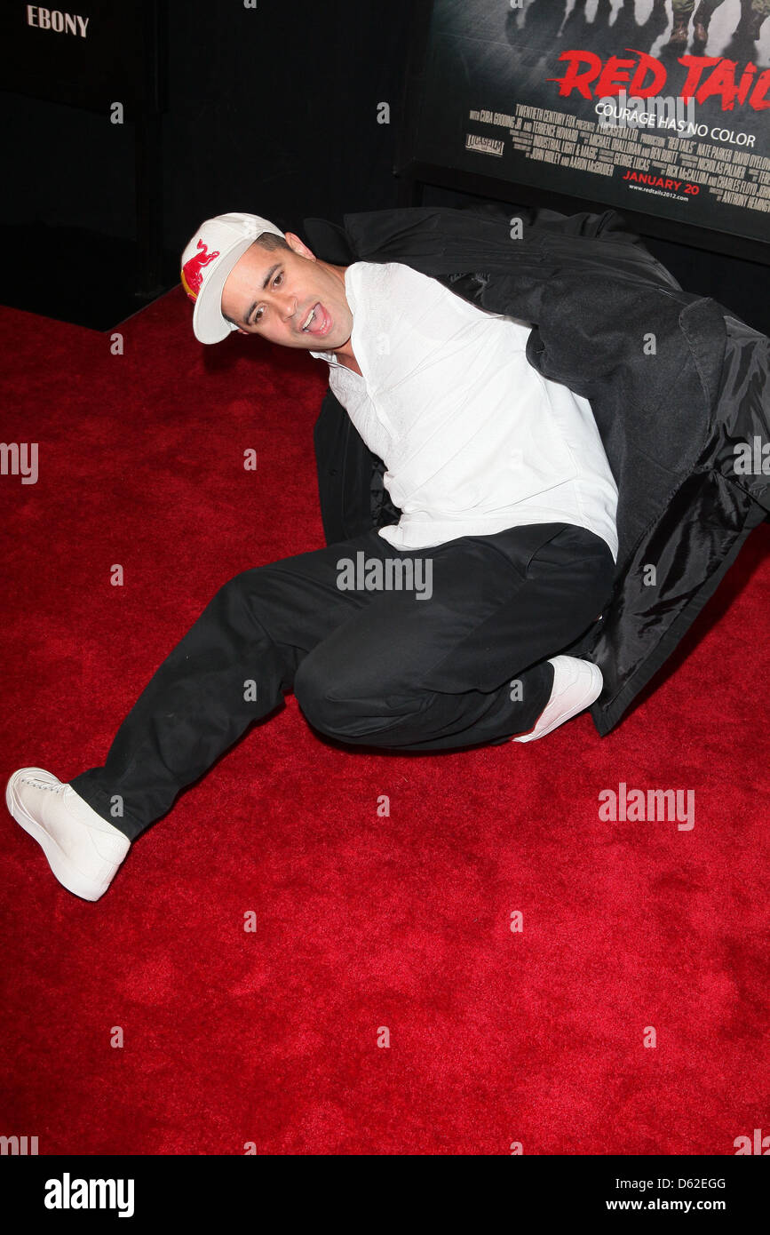 Crazy Legs The New York Premiere of 'Red Tails' held at The Ziegfeld TheatreArrivals New York City, USA Stock Photo