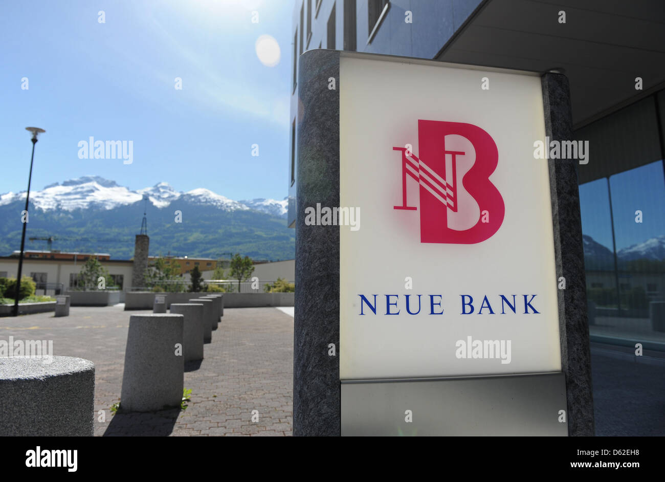 Logo And Lettering Of The Neue Bank In Vaduz Liechtenstein 17