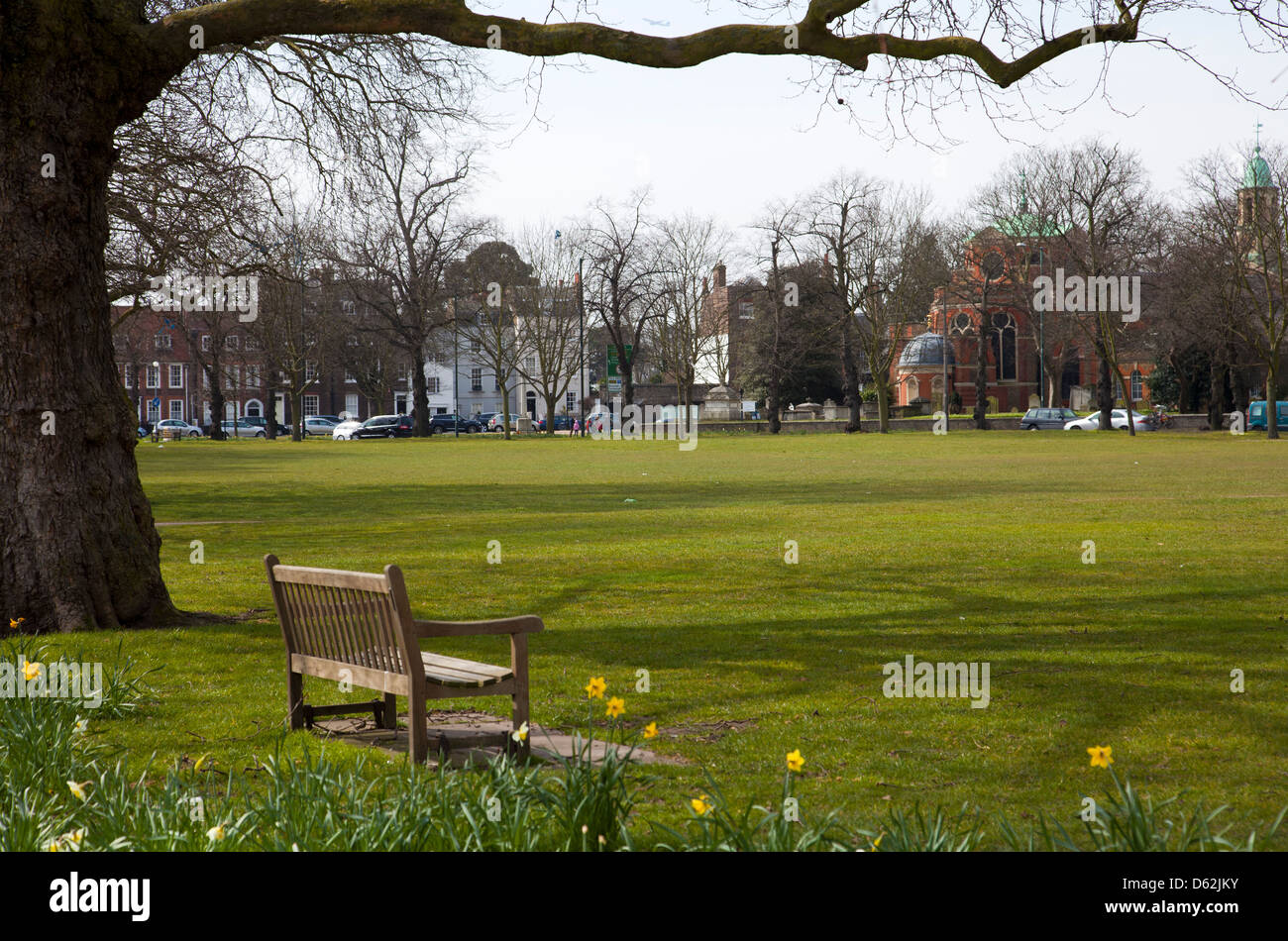Kew Green in Kew London UK Stock Photo Alamy