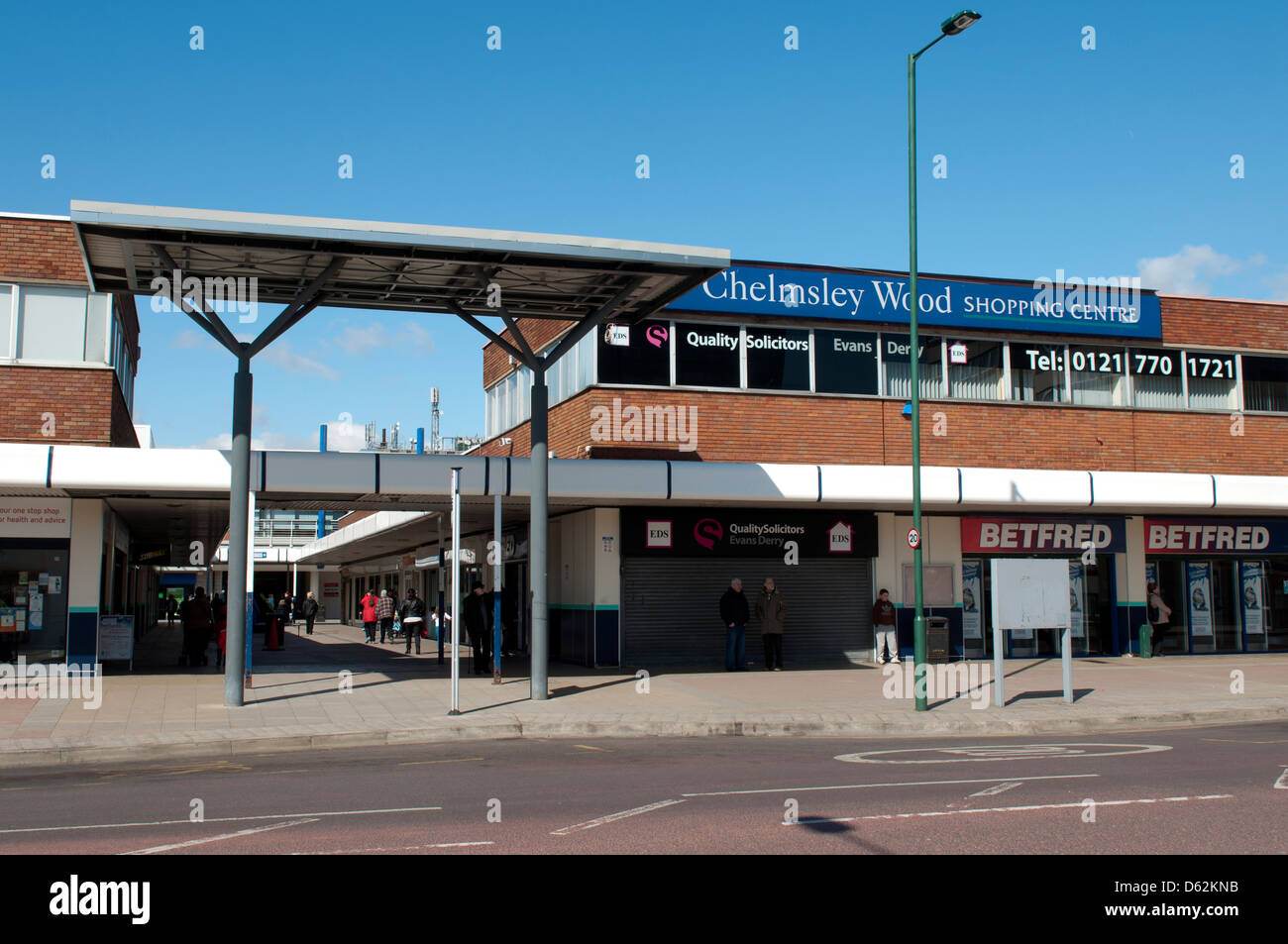 Chelmsley Wood shopping centre, West Midlands, England, UK Stock Photo
