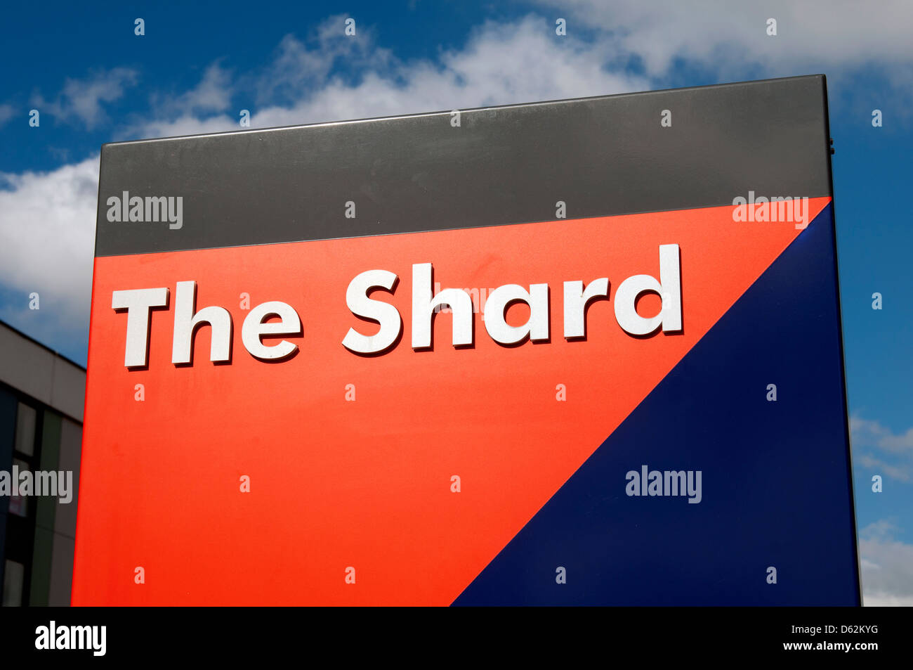 The Shard sign, Shard End, West Midlands, England, UK Stock Photo