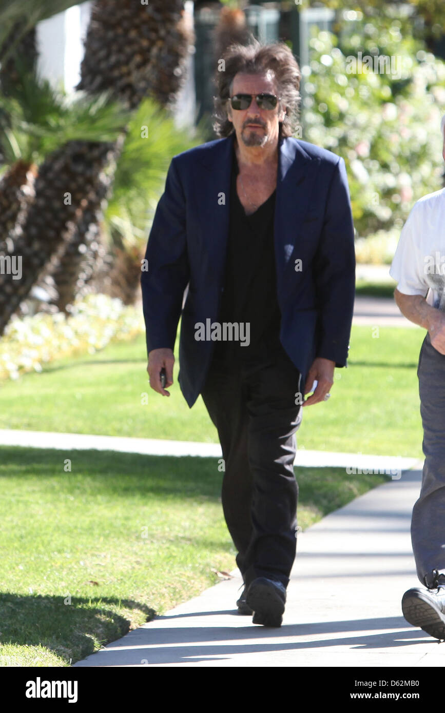 Al Pacino walking in Beverly Hills Los Angeles, California - 09.01.12