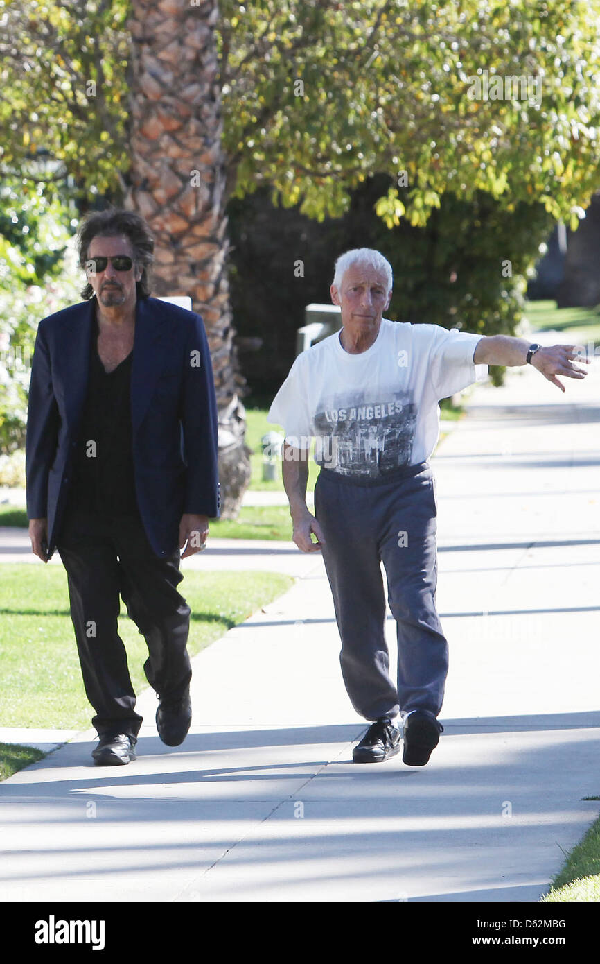 Al Pacino walking in Beverly Hills Los Angeles, California - 09.01.12