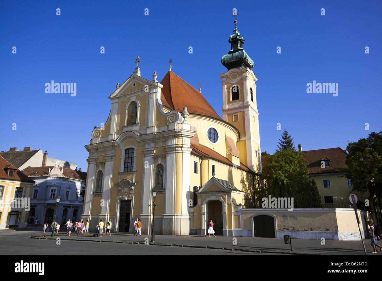 Carmelite church in Gyor, Hungary Stock Photo
