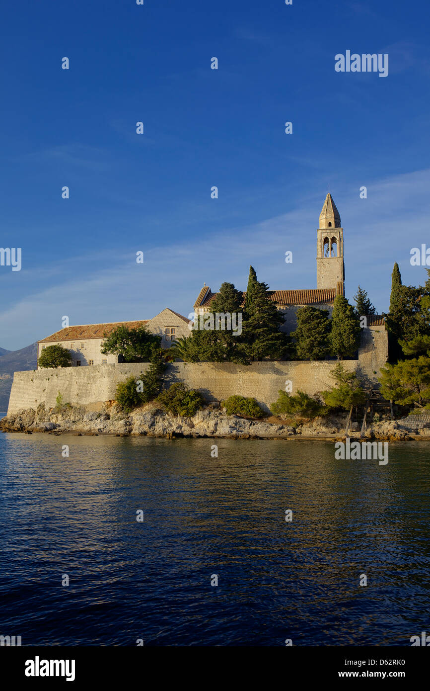 Saint Mary's Church & Franciscan Monastery on the island Lopud, South