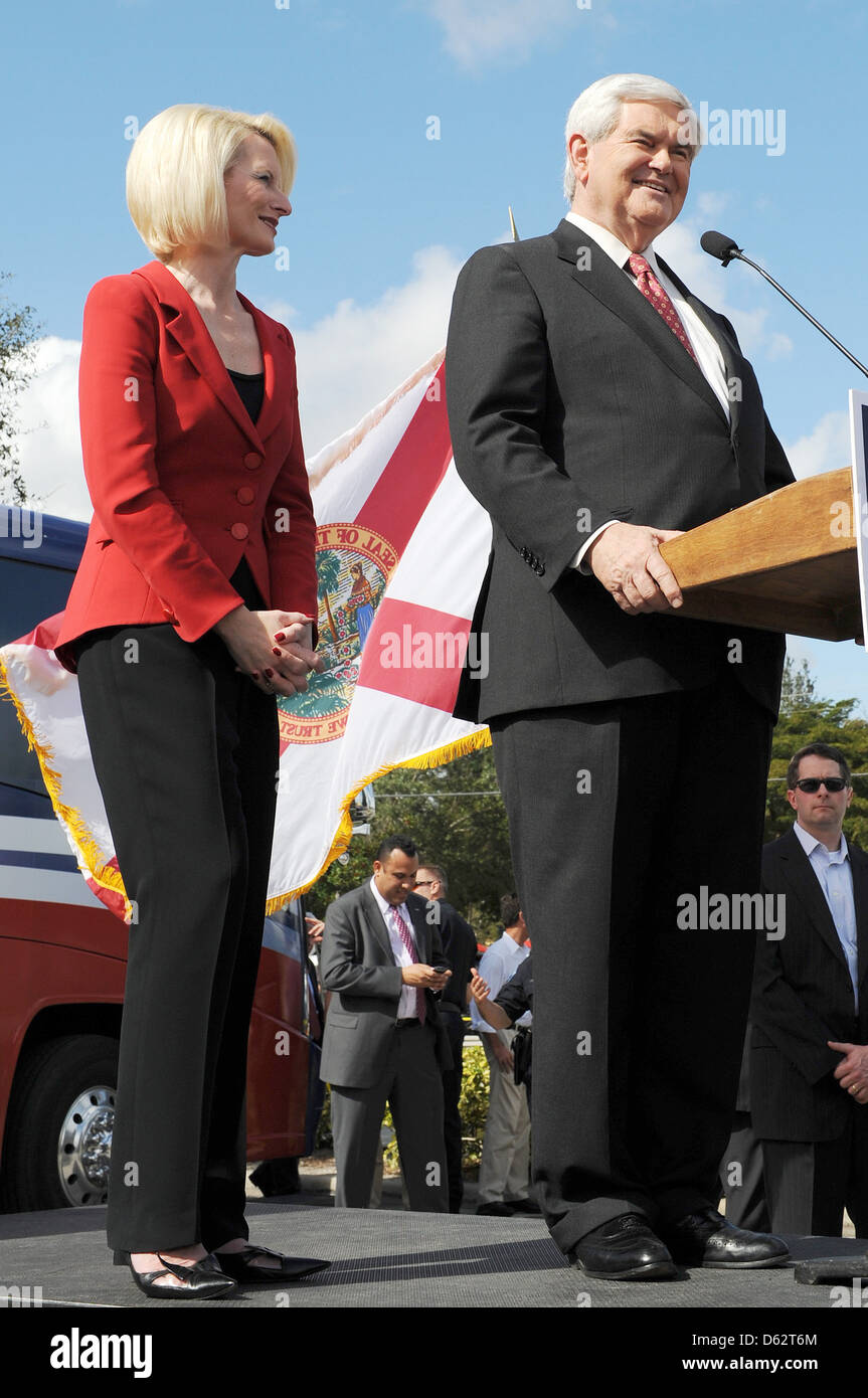 Callista Bisek, Newt Gingrich Republican presidential candidate Newt