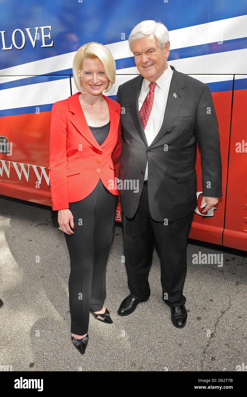 Callista Bisek, Newt Gingrich Republican presidential candidate Newt