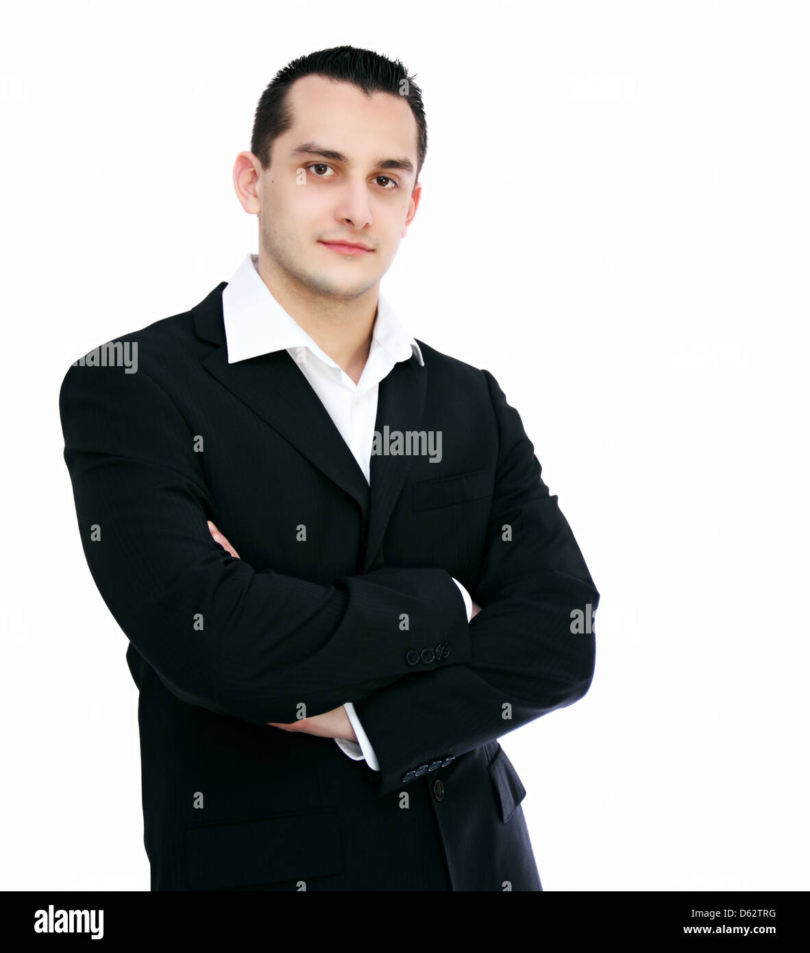 Portrait of businessman isolated Stock Photo