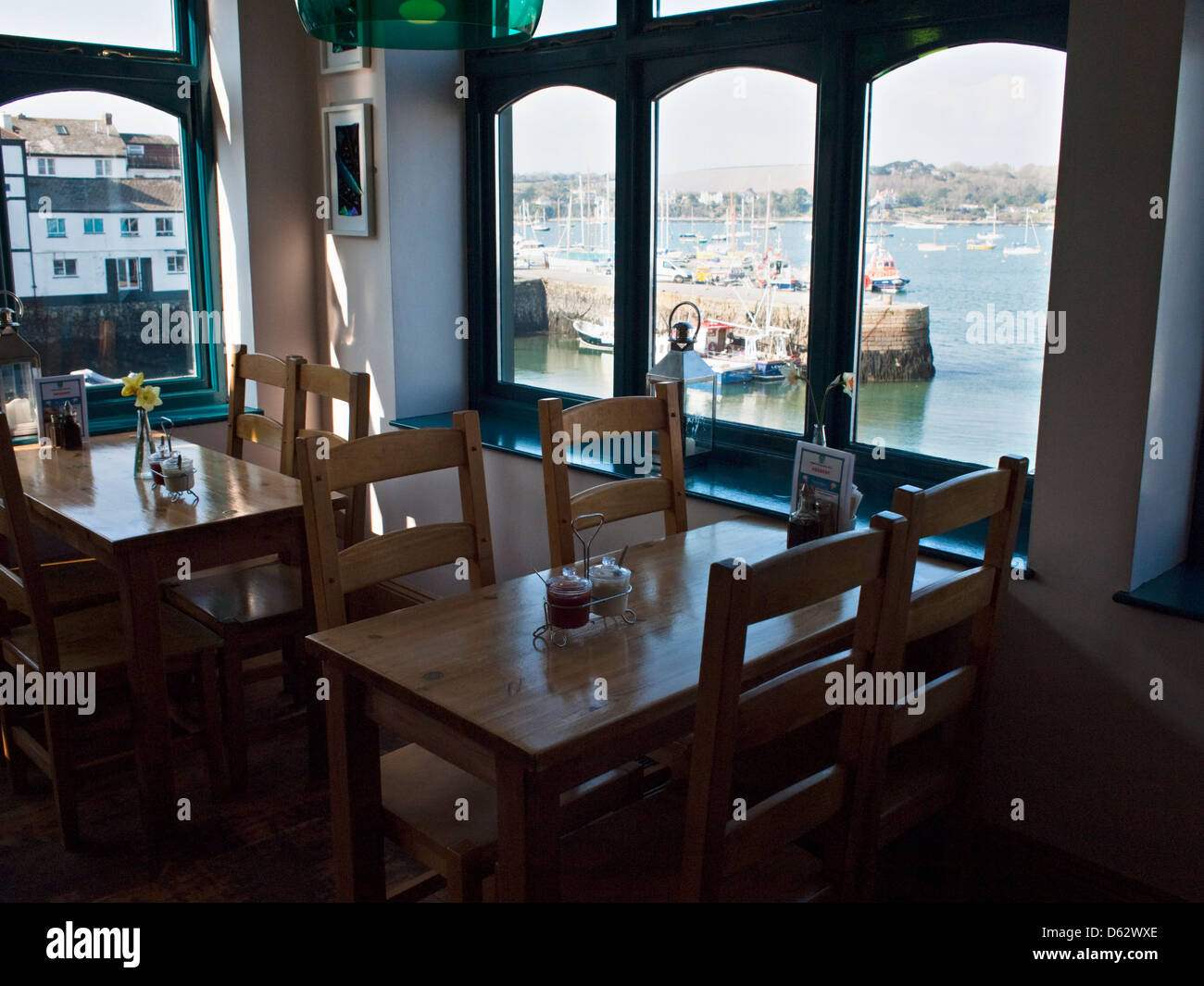 Harbour Lights Fish and Chip Shop and Cafe. Falmouth in Cornwall