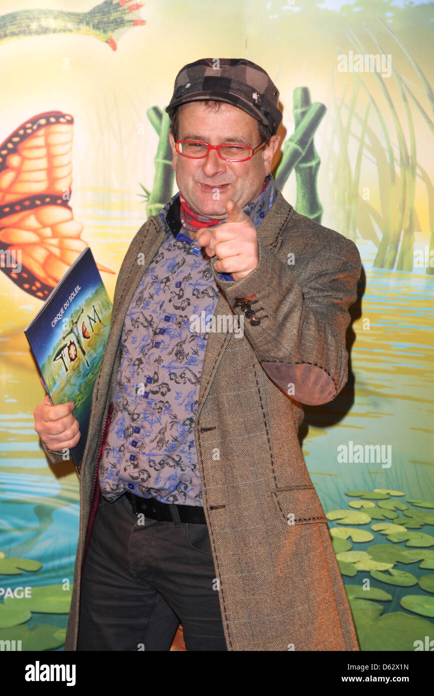 Timmy Mallet 'Cirque du Soleil: TOTEM' premiere at the Royal Albert Hall - Arrivals London, England - 05.01.12 Stock Photo