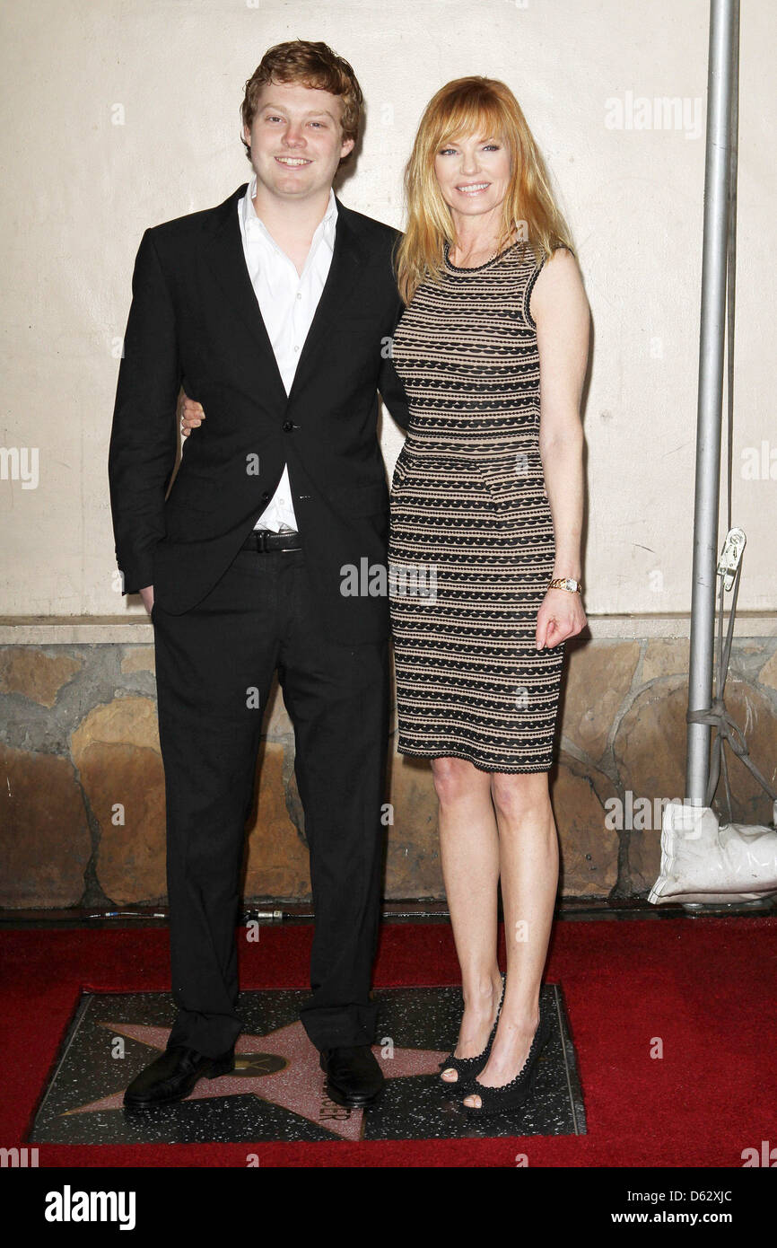 Hugh Howard Rosenberg and Marg Helgenberger Marg Helgenberger receives a star on the Hollywood