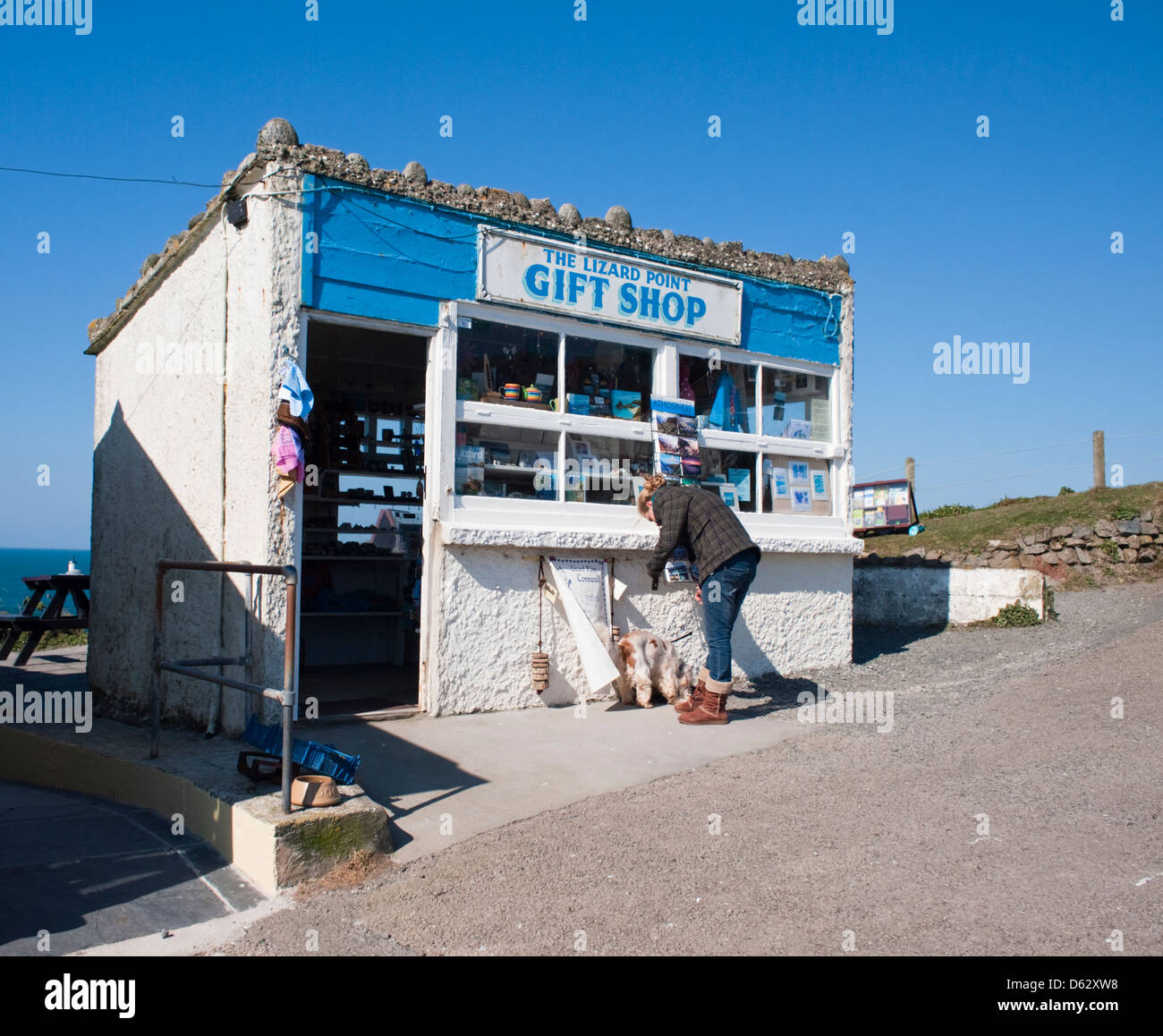 Most Southerly Point Gift Shop On The Lizard Peninsula Cornwall Stock Photo - Alamy