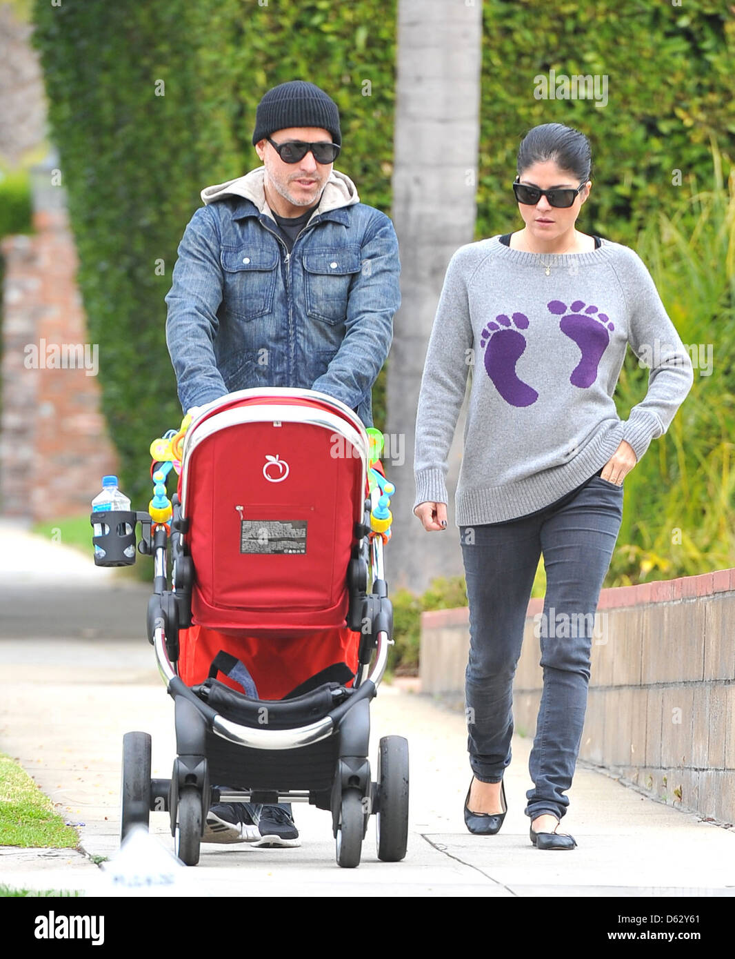 Selma Blair, Jason Bleick, and their son Arthur Saint are seen heading ...