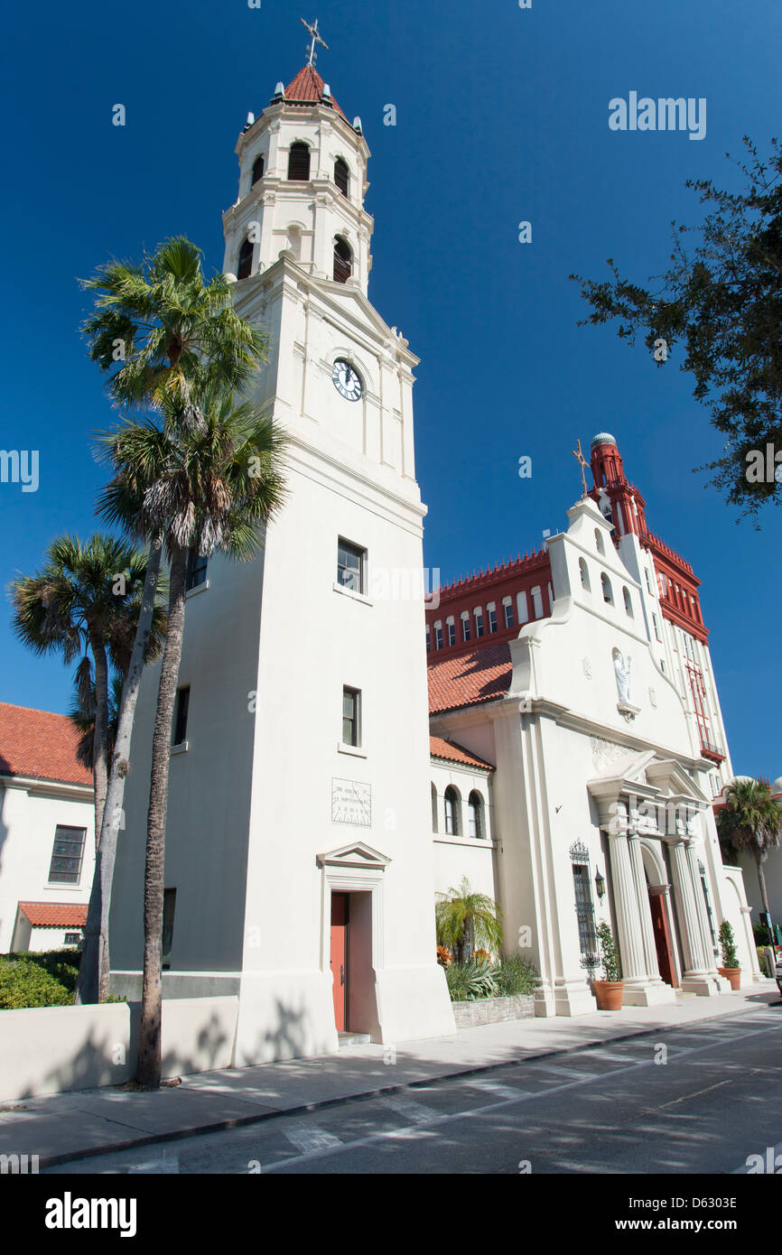 CATHEDRAL BASILICA SAINT AUGUSTINE FLORIDA USA Stock Photo Alamy