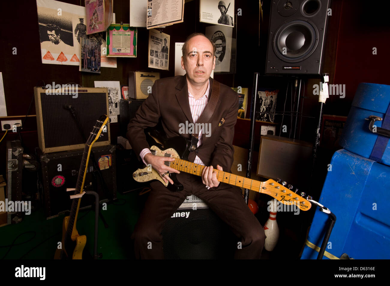 Mick Jones guitarist and vocalist from the clash and Big Audio Dynamite