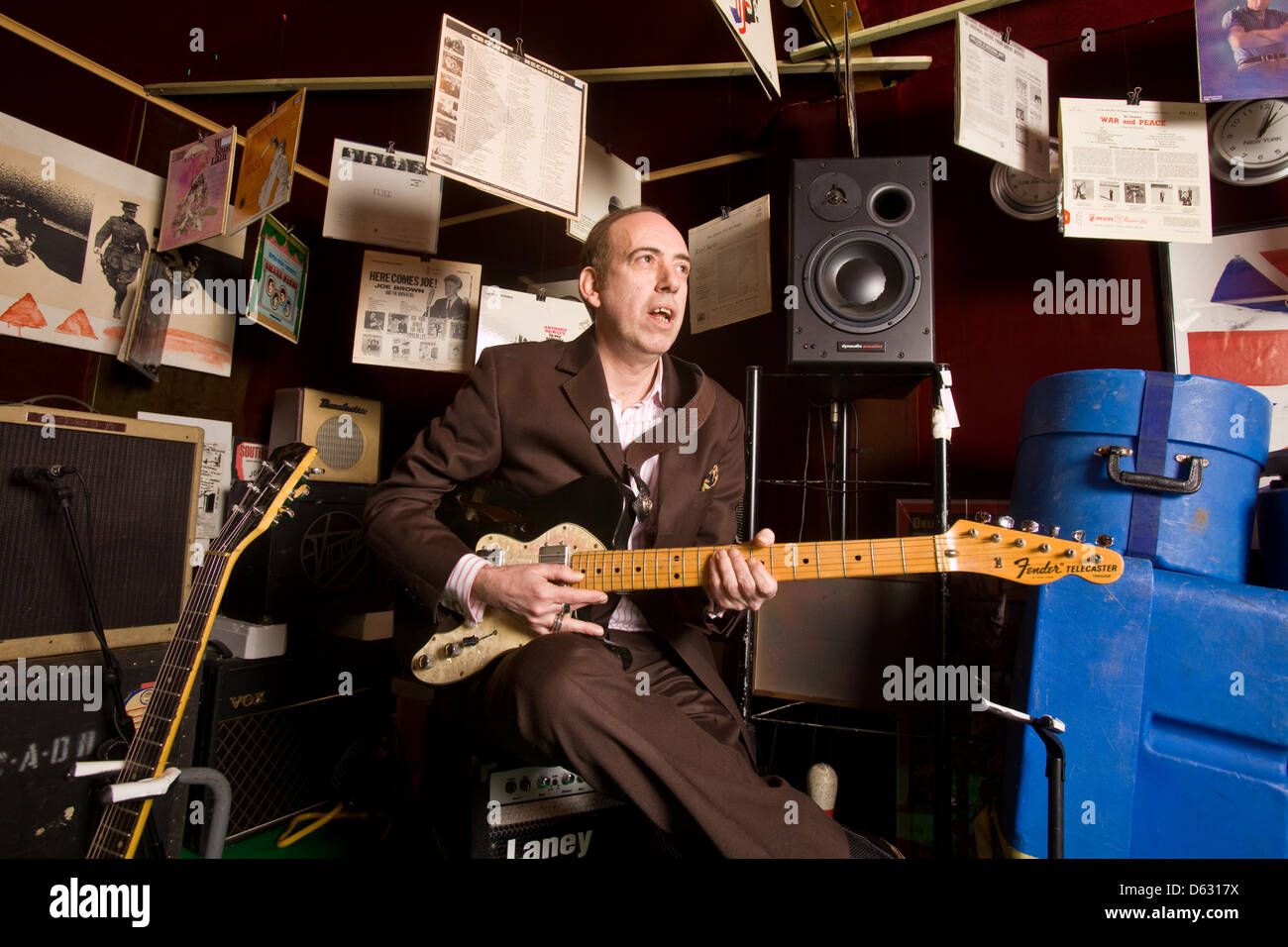 Mick Jones guitarist and vocalist from the clash and Big Audio Dynamite