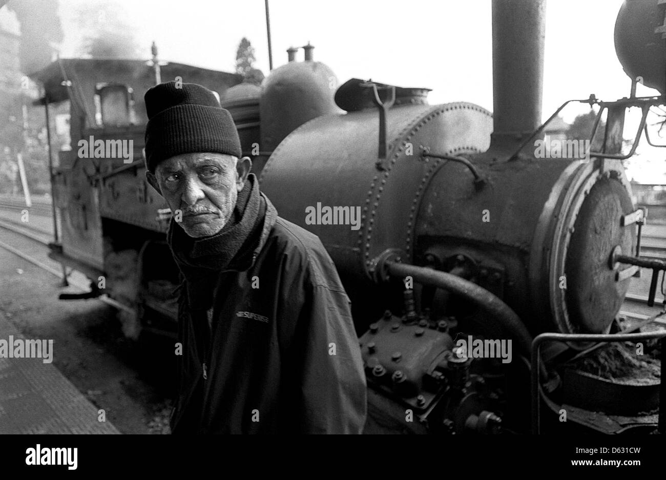train conductor Stock Photo