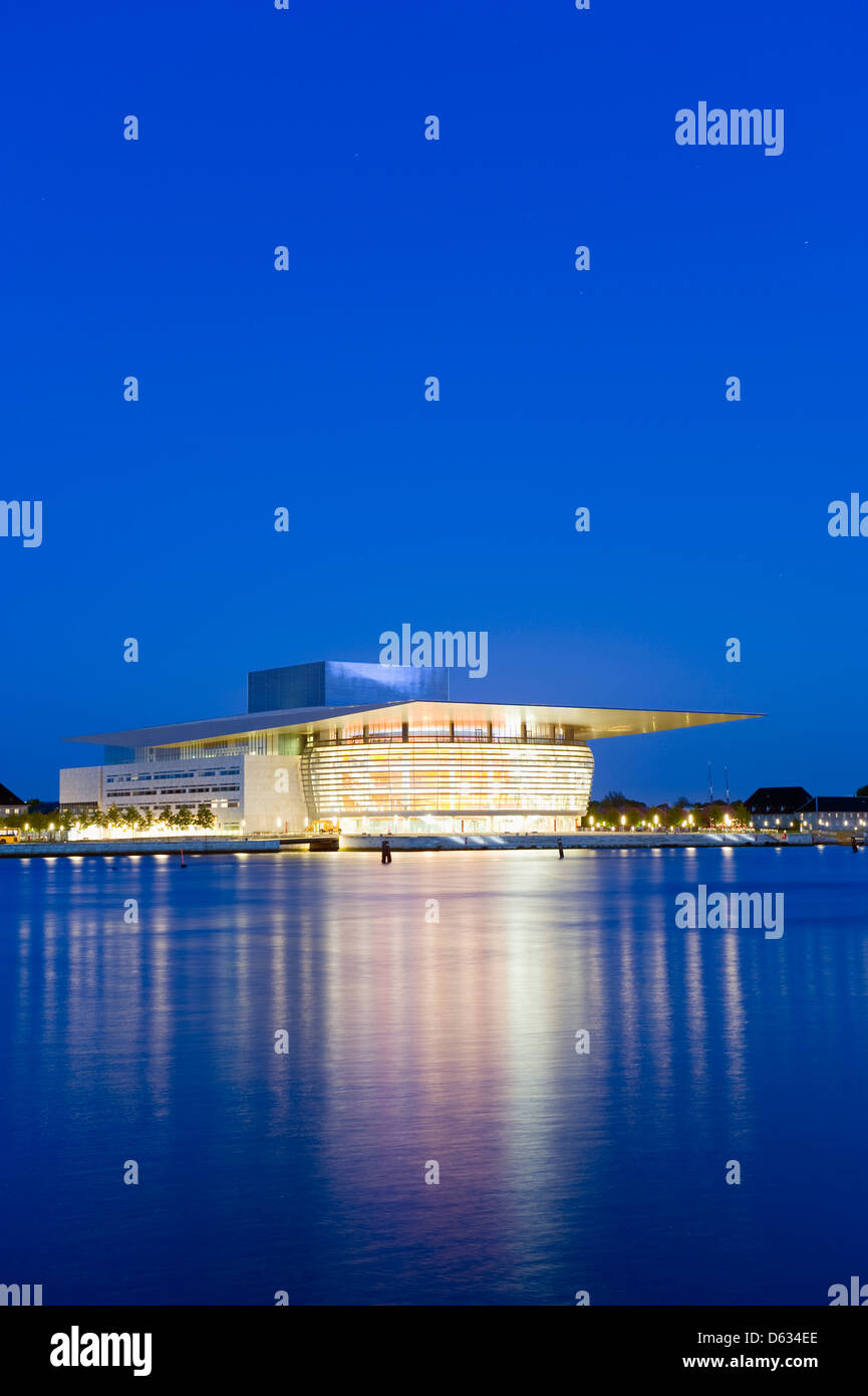 opera house, designed by Henning Larsen, Copenhagen, North Zealand, Denmark, Scandinavia, Europe Stock Photo