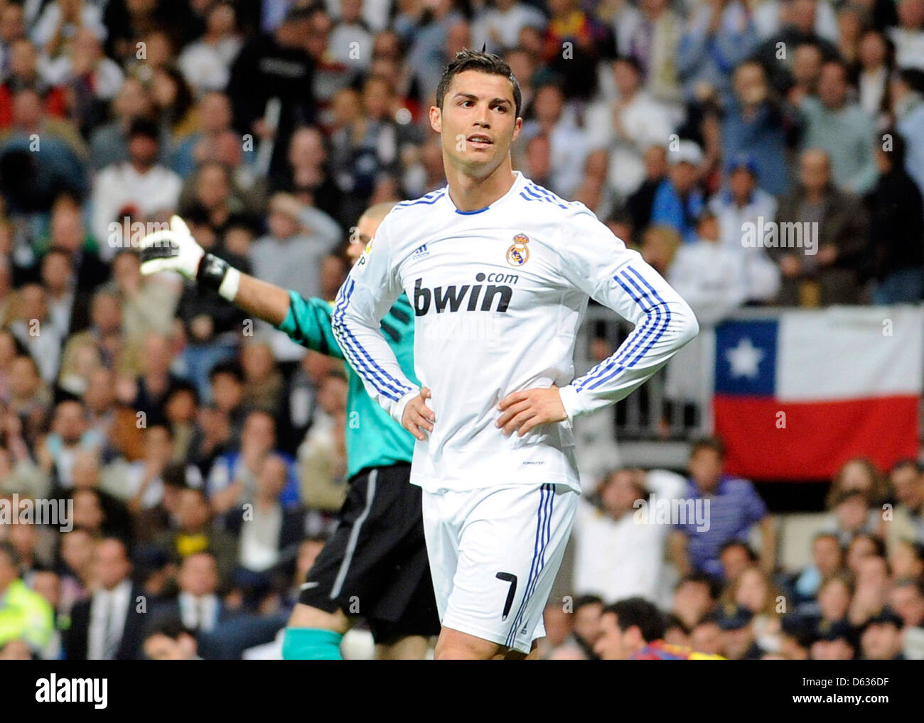 Ronaldo Real Madrid playing against FC Barcelona the Spanish Primera