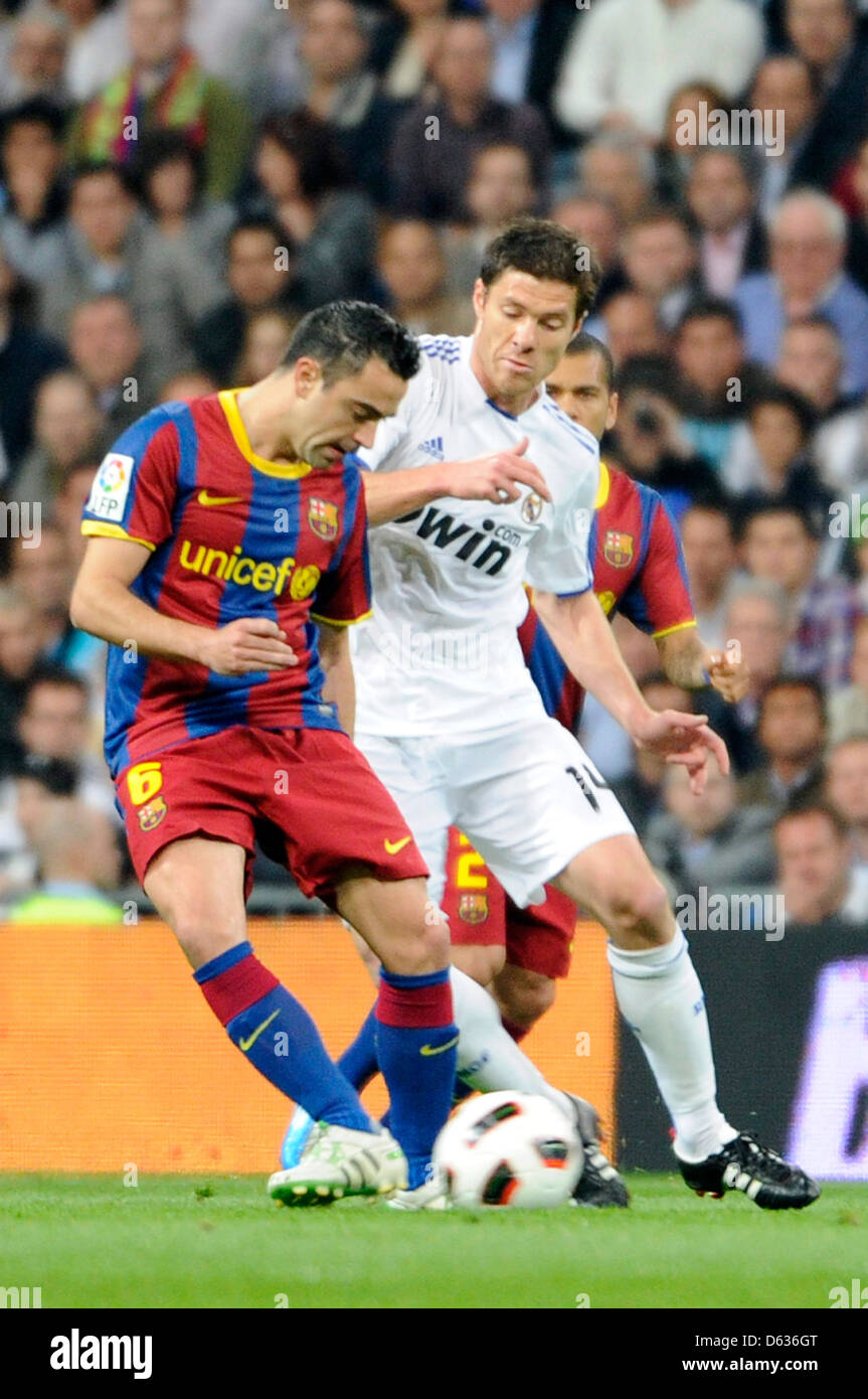 Real Madrid playing against FC Barcelona at the Spanish Primera Liga El