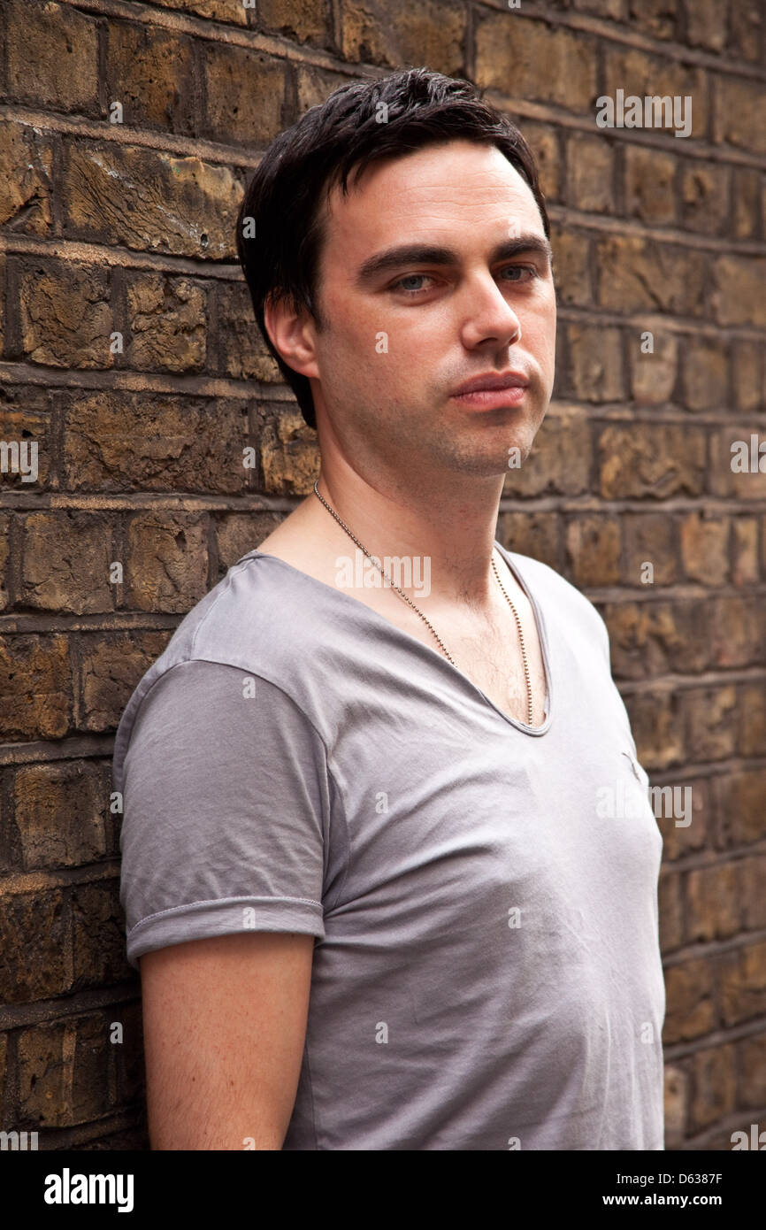 Richard Archer lead singer of English band Hard Fi photographed in