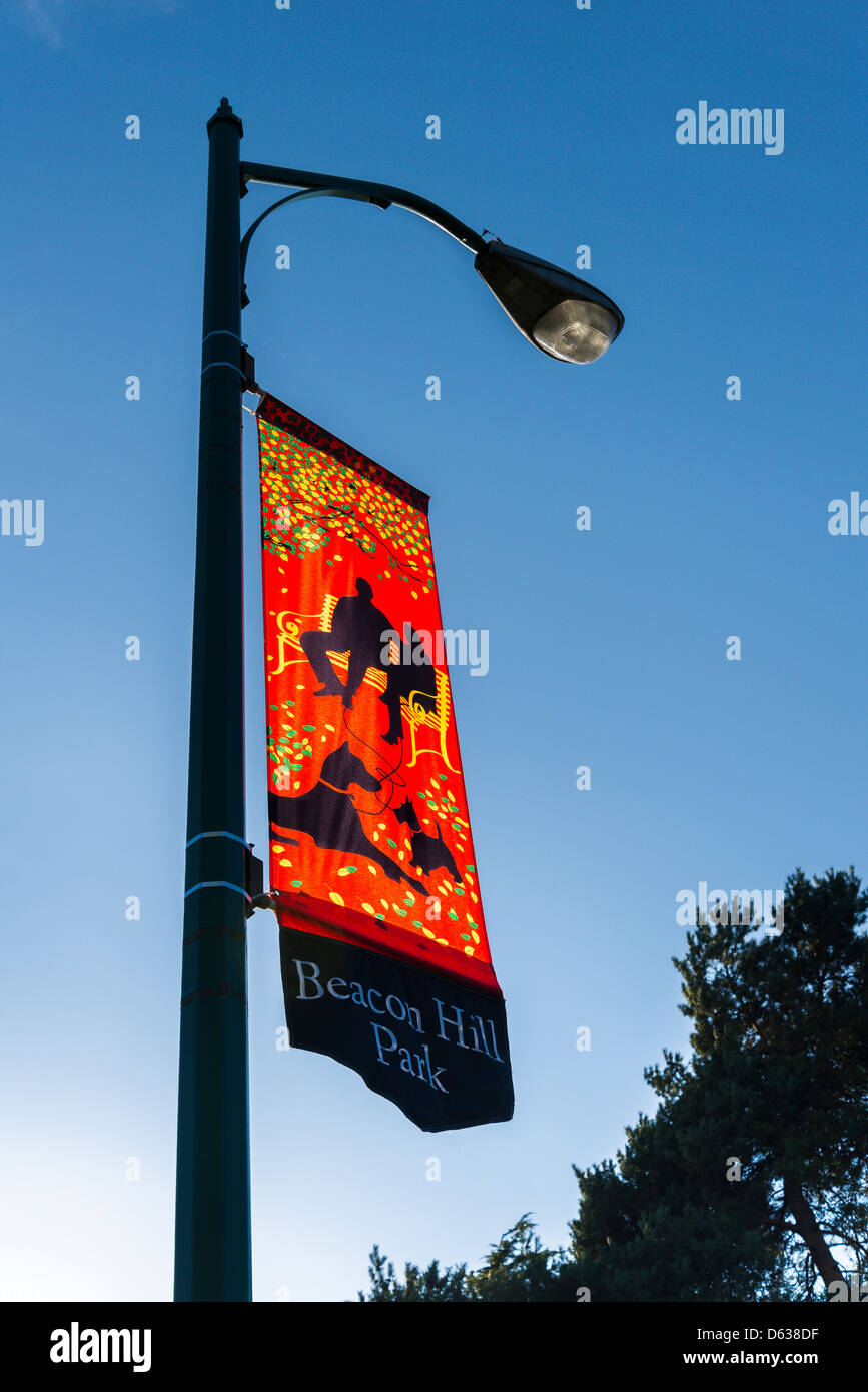 Lamp post banner hi-res stock photography and images - Alamy