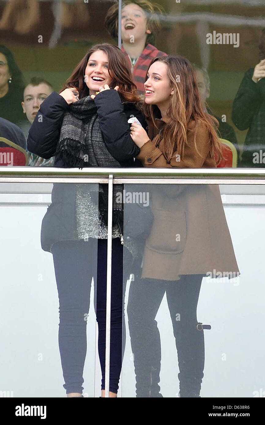 Eve Hewson, Jordan Hewson Guests are spotted on the first day of the  Christmas Leopardstown Races Dublin, Ireland - 26.12.11 Stock Photo - Alamy