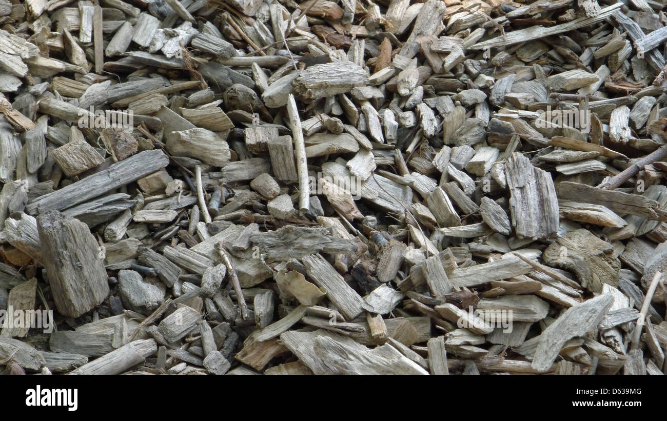 Wood chips texture / background Stock Photo Alamy