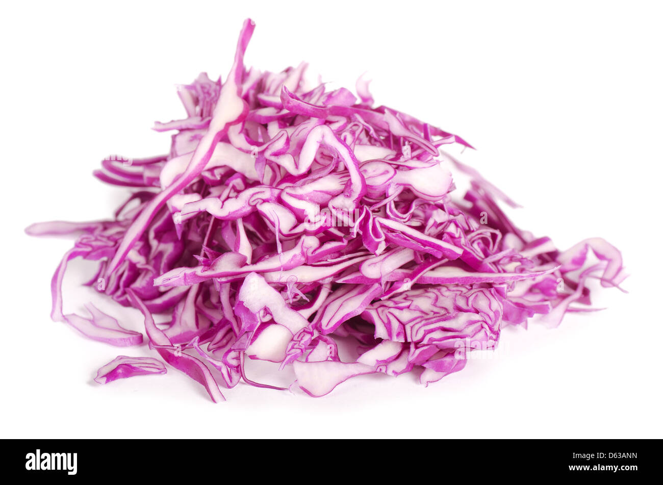 The red cabbage isolated Stock Photo