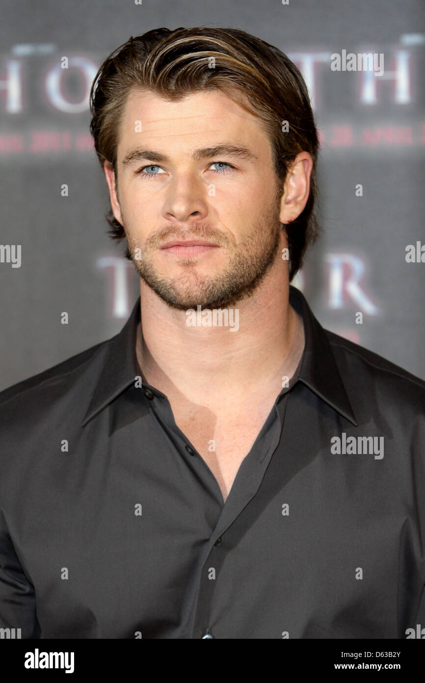 Chris Hemsworth attends a photocall for the movie 'Thor' at hotel Bayerischer Hof Munich, Germany Stock Photo