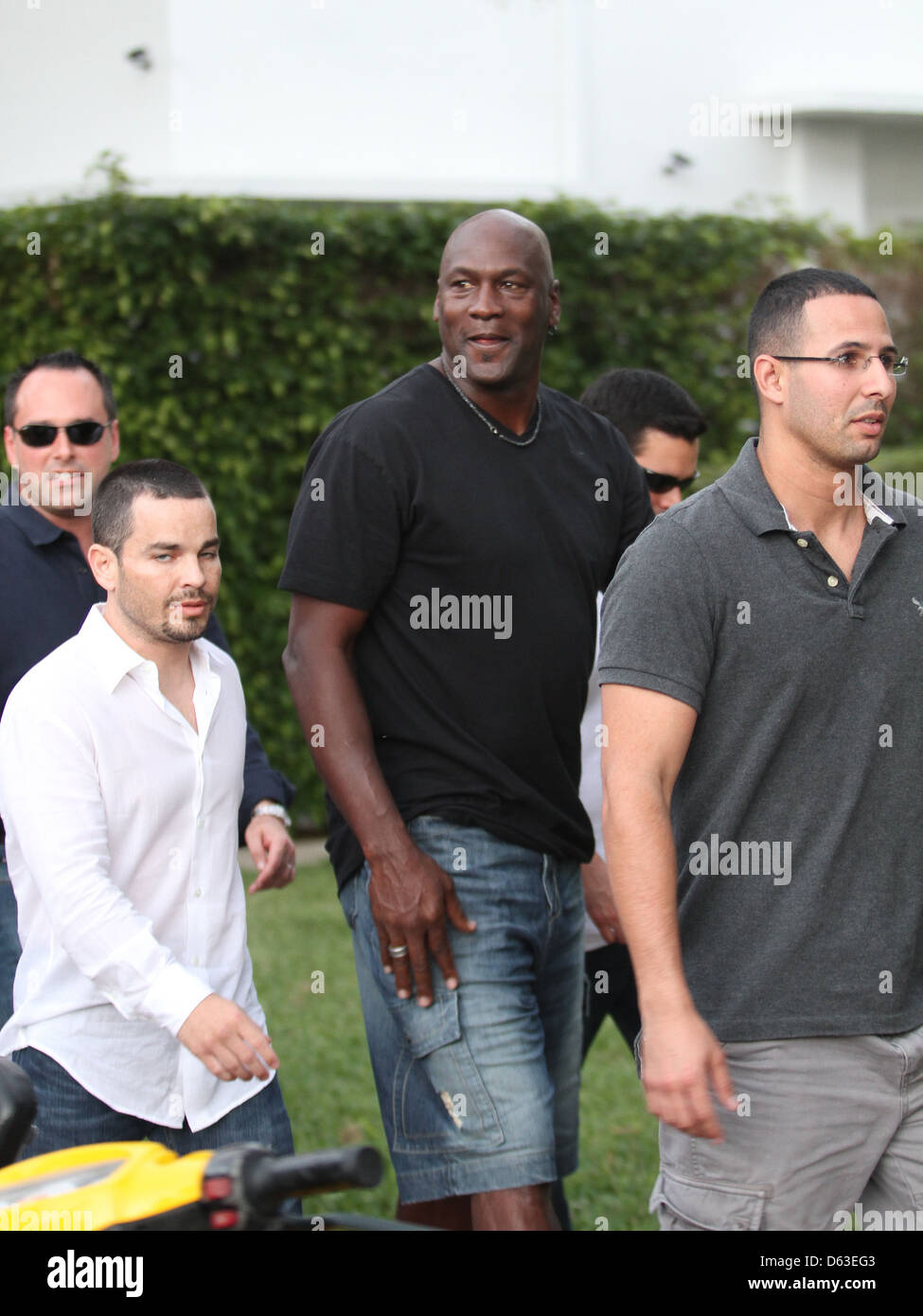 Michael Jordan out and about in Miami Miami, Florida - 19.12.11 Stock Photo  - Alamy