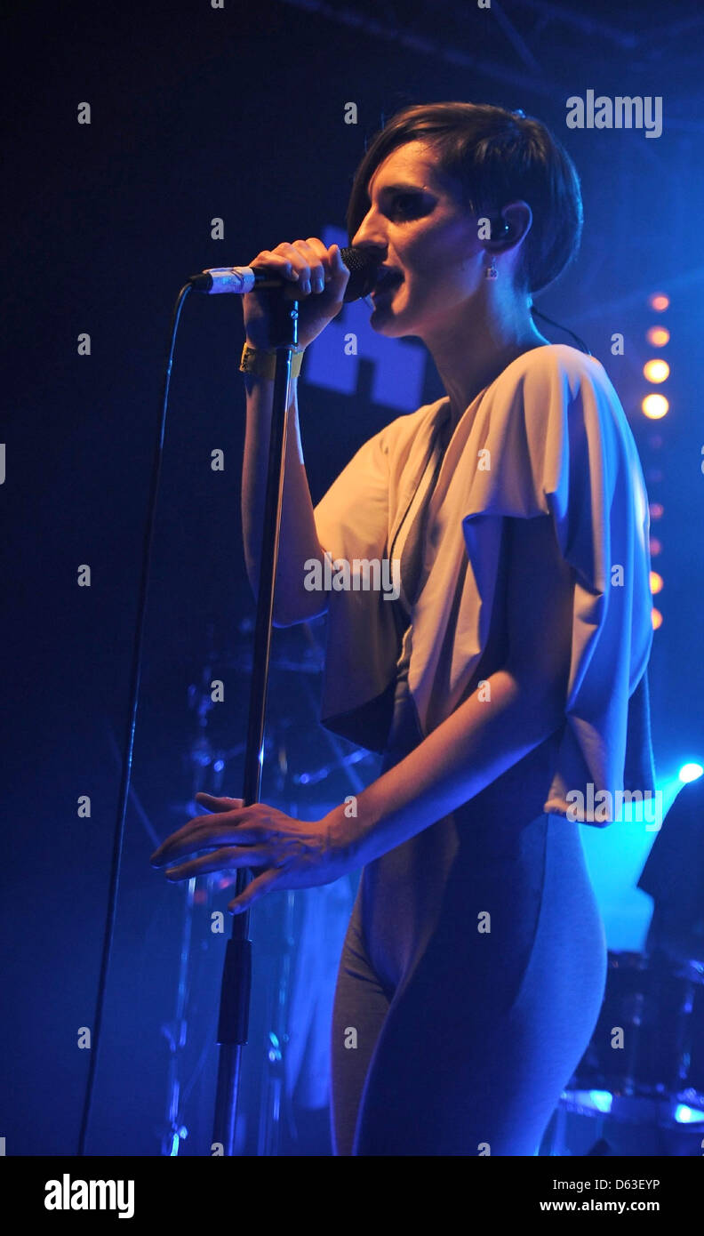 Yelle performs live at Point Ephemere Paris, France - 07.04.11 Stock Photo