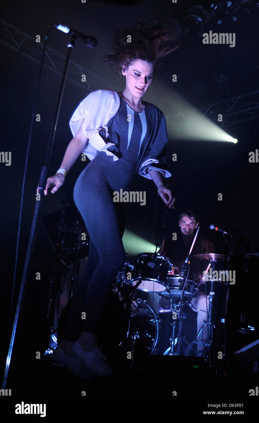 Yelle performs live at Point Ephemere Paris, France - 07.04.11 Stock Photo