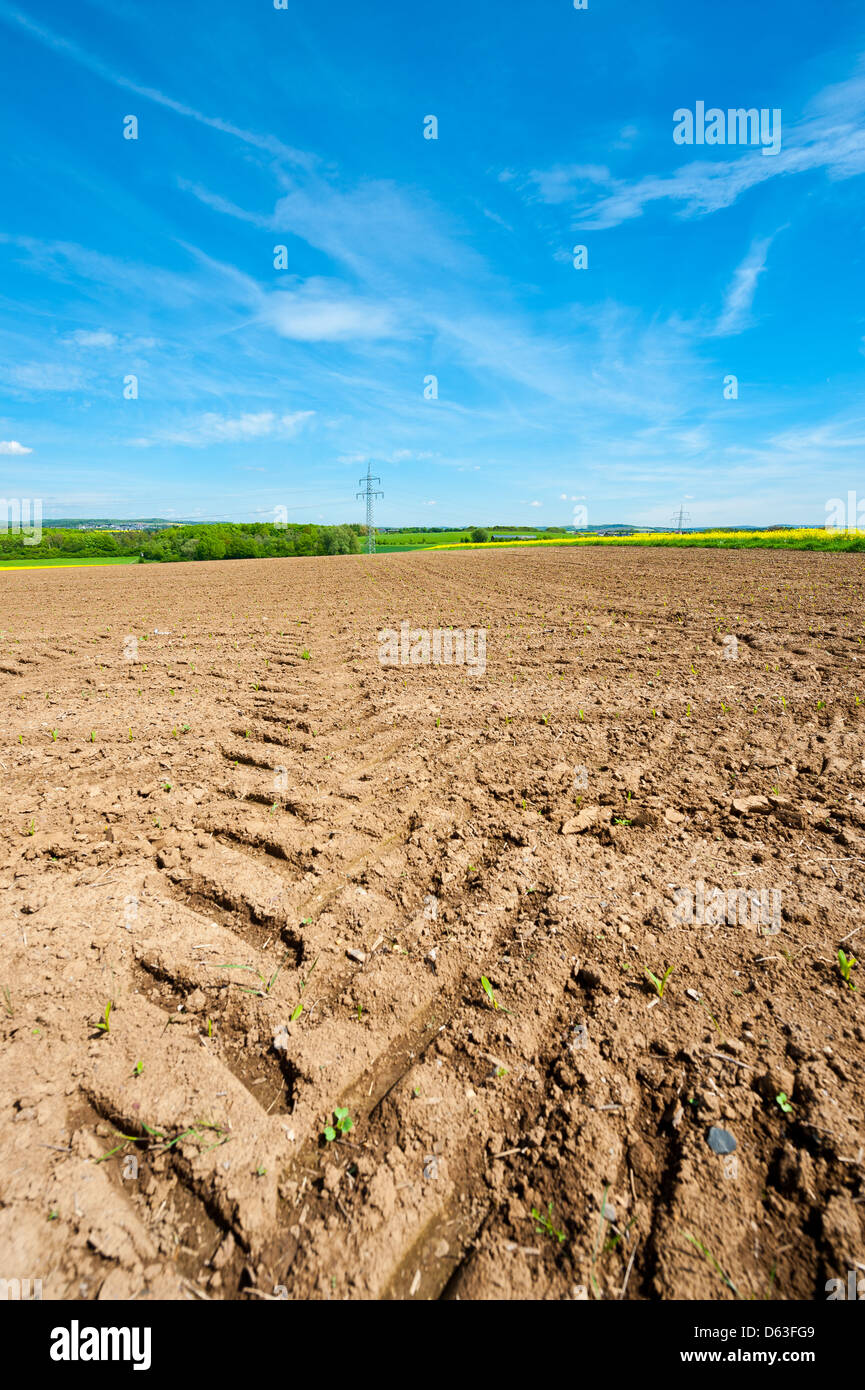 Trail of Tread Stock Photo - Alamy