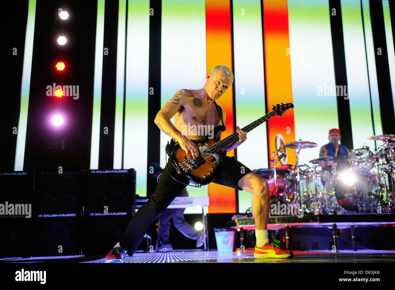 Red Hot Chili Peppers perform at the Palau Sant Jordi in Barcelona