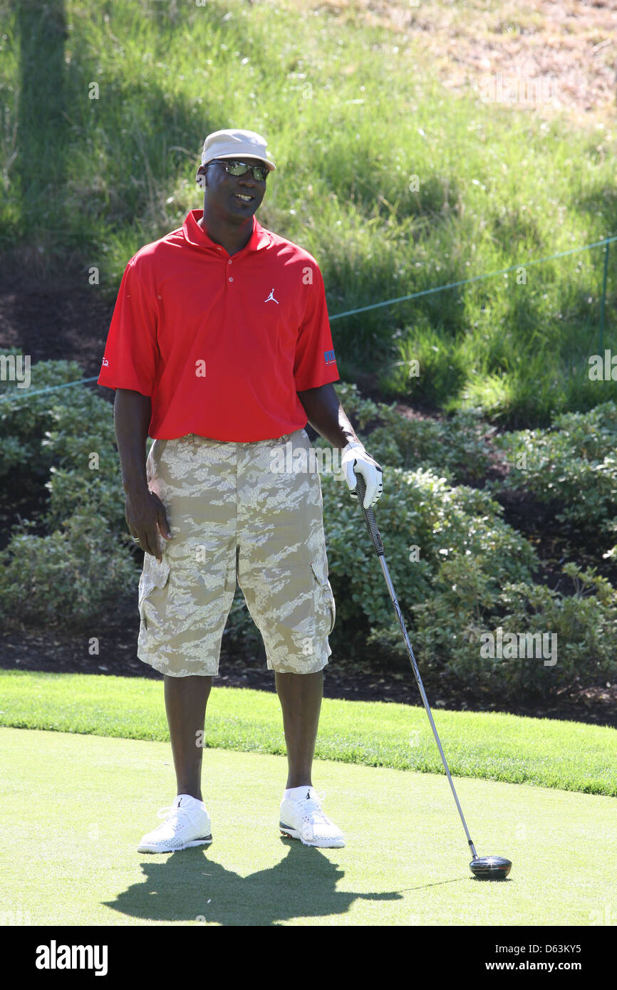 Michael Jordan personalised golf bag at the Michael Jordan Celebrity  Invitational Golf Tournament at the Shadow Creek Golf Course Las Vegas,  Nevada - 31.03.11 Stock Photo - Alamy