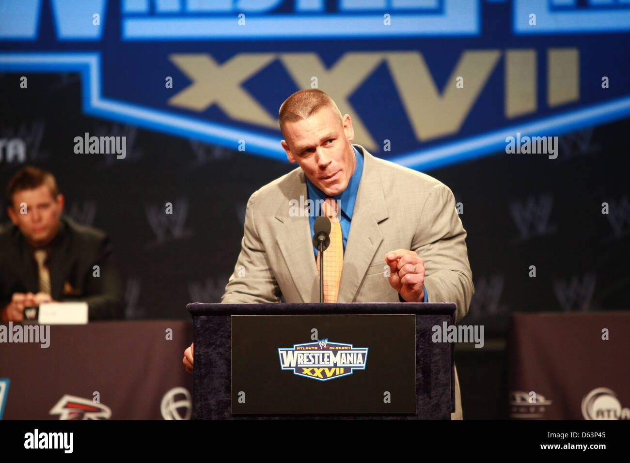 John Cena attends press conference with WWE superstars for ...