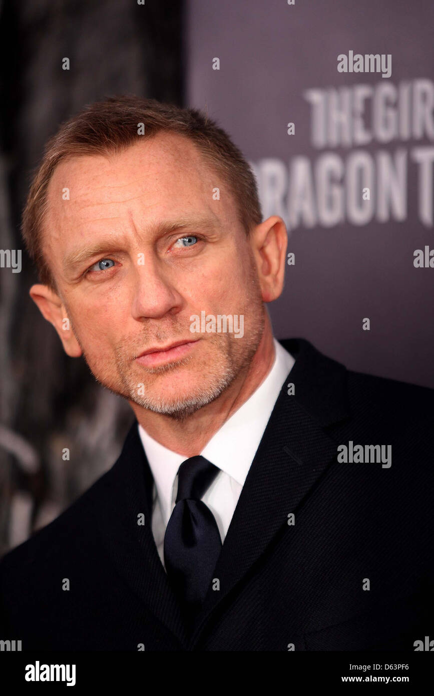 Daniel Craig New York premiere of 'The Girl With the Dragon Tattoo