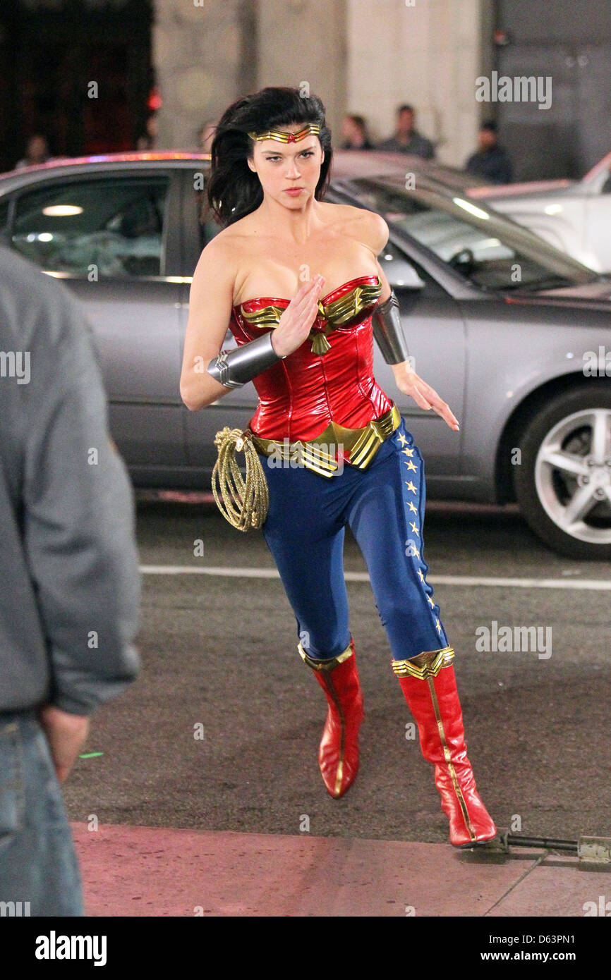 Adrianne palicki filming in hollywood hi-res stock photography and images -  Alamy