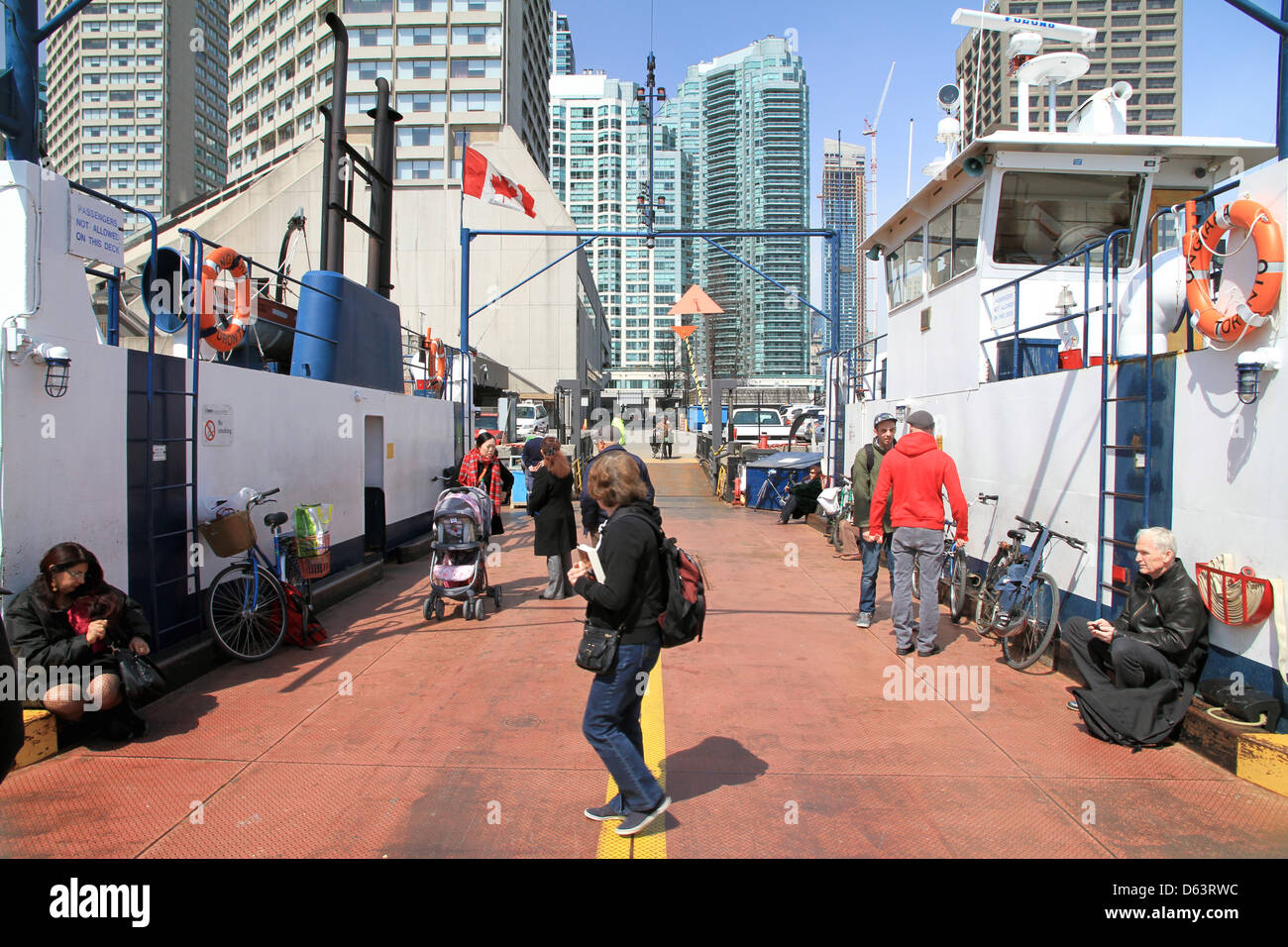 Toronto Island Ferry Stock Photo