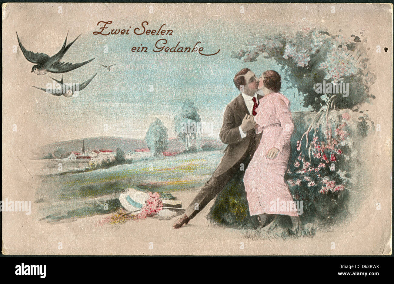 Vintage postcard germany hi-res stock photography and images - Alamy