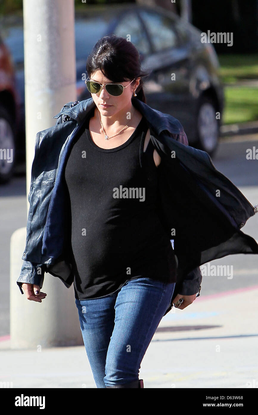 Selma Blair out shopping on Melrose Avenue in West Hollywood Los