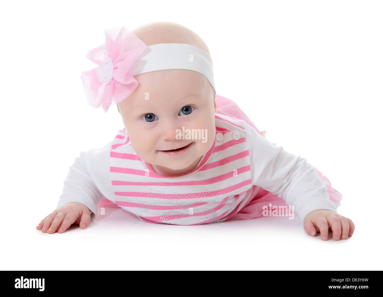 The small baby isolated on white Stock Photo Alamy