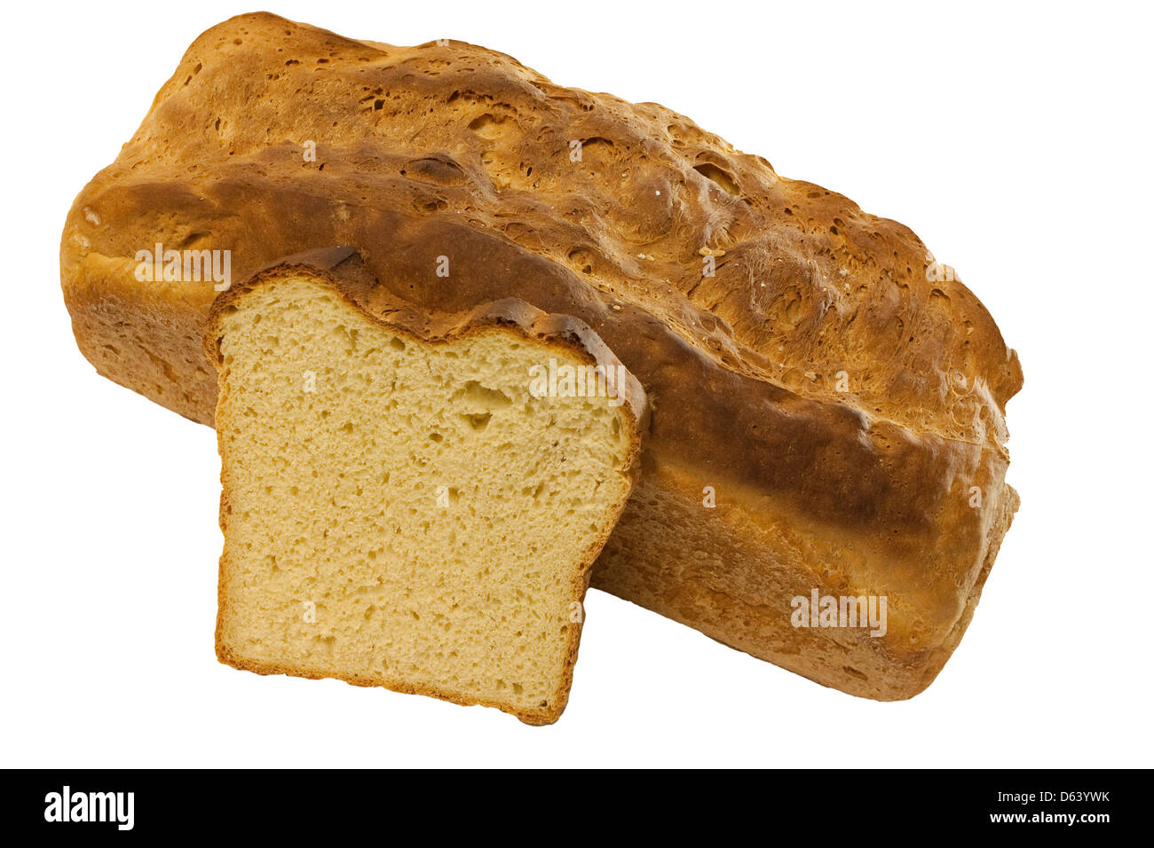 selfmade bread of wheat Stock Photo