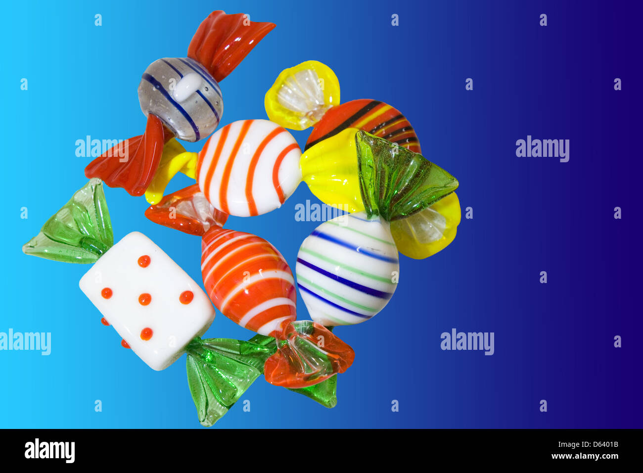 sweets of glass Stock Photo