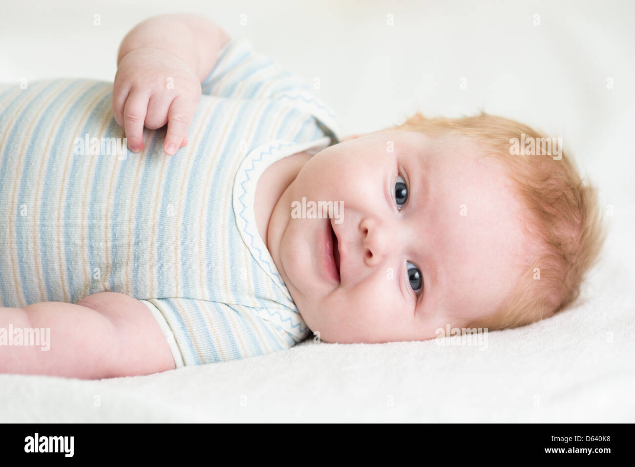 infant baby boy Stock Photo